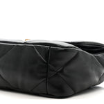 Lambskin Quilted Medium Chanel 19 Flap Black