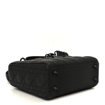 Ultra Matte Calfskin Cannage Small My ABCDior Lady Dior Black