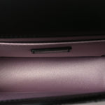 Coarse Glitter Pearl Varenne Shoulder Bag Black