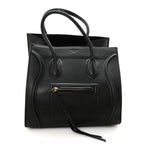 Supple Calfskin Medium Phantom Luggage Black