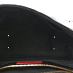 Lambskin VLTN Print Candystud Top Handle Bag Black