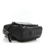 Pebbled Calfskin Soho Chain Backpack Black