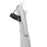 Agneau Arena Superbusy XS Sling Zip Shoulder Bag Black