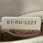 Lambskin Cannage Mini Lady Dior White