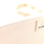 Caviar Quilted Wallet On Chain WOC White