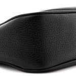 Pebbled Calfskin Small Soho Disco Bag Black