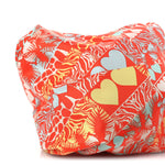 Silk Balusoie Vache Hunter La Promenade du Matin Bandana Bag Orange Poppy Fauve