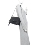 Grained Calfskin Low Key Messenger Black