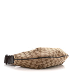 Monogram Medium Half Moon Hobo Dark Brown