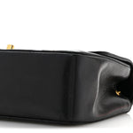 Lambskin Quilted Small Single Flap Black