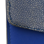 Galuchat Calfskin Serpenti Forever Crossbody Bag Blue