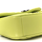 Calfskin Matelasse Medium GG Marmont Shoulder Bag Bright Green