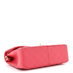 Caviar Quilted Jumbo Double Flap Dark Pink