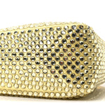 Satin Crystal Triangle Pouch Ananas