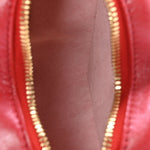 Lambskin Embossed Monogram Fall In Love Sac Coeur Heart Chain Bag Lipstick Red