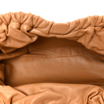 Lambskin Cloud Clutch Caramel