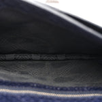 Snakeskin PS1 Pochette Clutch Blue