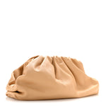 Smooth Butter Calf The Pouch Oversized Clutch Biscotto