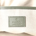 Suede GG Monogram Half Horsebit Medium Shoulder Bag Sage