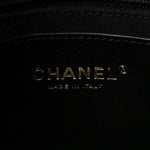 Lambskin Quilted Small CC Links Flap Black