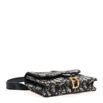 Oblique Saddle Belt Bag Blue