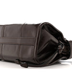 Glossy Calfskin Triangle Mini Bonnie Shoulder Bag Moro