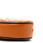 Vintage Effect Calfskin Matelasse Diagonal Torchon GG Marmont Belt Bag 95 38 Cognac