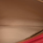 Lambskin Embossed Monogram Coussin PM Coral