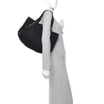 Monogram Medium Pelham Shoulder Bag Black