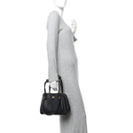 Supple Calfskin Small Madrid Bag Black