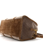 Velvet Suede Le Monogramme Duffle Red Cigar