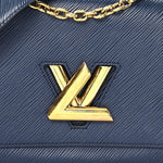 Epi Twist Shoulder Bag MM Indigo