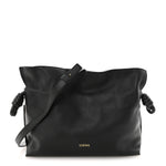 Nappa Medium Flamenco Knot Bag Black