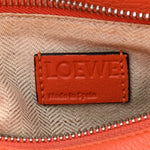 Grained Calfskin Small Puzzle Bag Orange