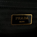 Saffiano Small Galleria Double Zip Tote Black