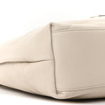 Lambskin Matelasse Monogram Large Jamie 4.3 Pochon Crema Soft