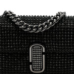 The Rhinestone J Marc Mini Shoulder Bag Black