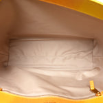 Calfskin Lizard Embossed Medium London Tote Marigold