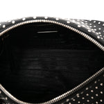 Re-Nylon Studded Shoulder Bag Black
