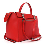 Grained Calfskin Mini Belt Bag Vermillion