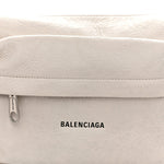 Arena Lambskin Raver Shoulder Bag Nacre