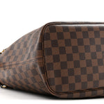 Damier Ebene Neo Neverfull MM Rose Ballerine