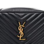 Calfskin Matelasse Monogram Lou Camera Bag Deep Marine