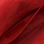 Calfskin Classic Y Ligne Clutch Red