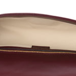 Calfskin Matelasse Small GG Marmont Shoulder Bag Ancora Red