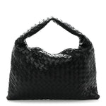 Calfskin Intrecciato Small Hop Black
