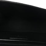 Grain De Poudre Textured Mixed Matelasse Triquilt Medium Monogram Monochrome Satchel Black