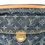 Monogram Denim Bum Bag Blue