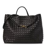 Nappa Intrecciato Large Andiamo Shoulder Bag Fondant