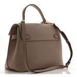 Soft Calfskin Lockme Ever MM Greige